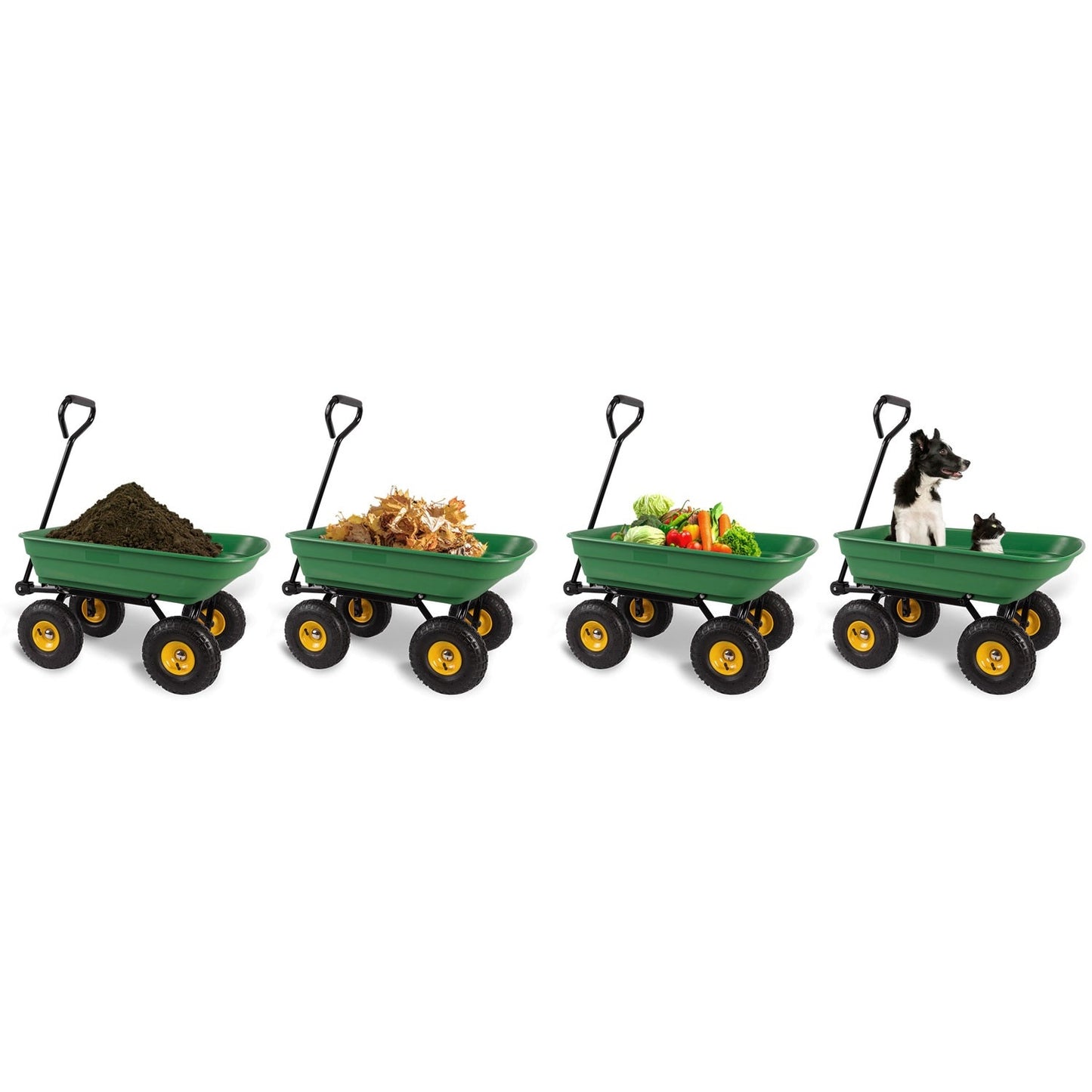Garden wheelbarrow with tipping function 52L Humberg 4870
