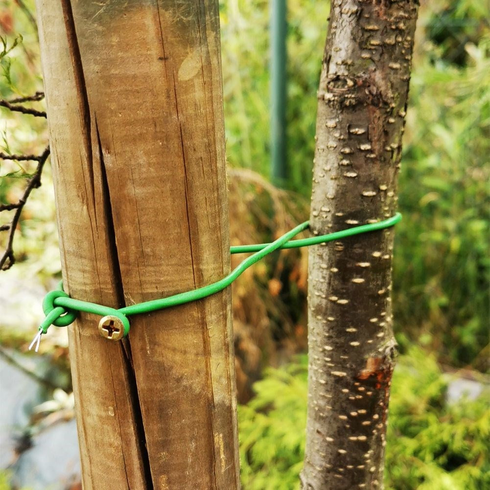 Garden wire 30m, green, weather-resistant and plant-proof