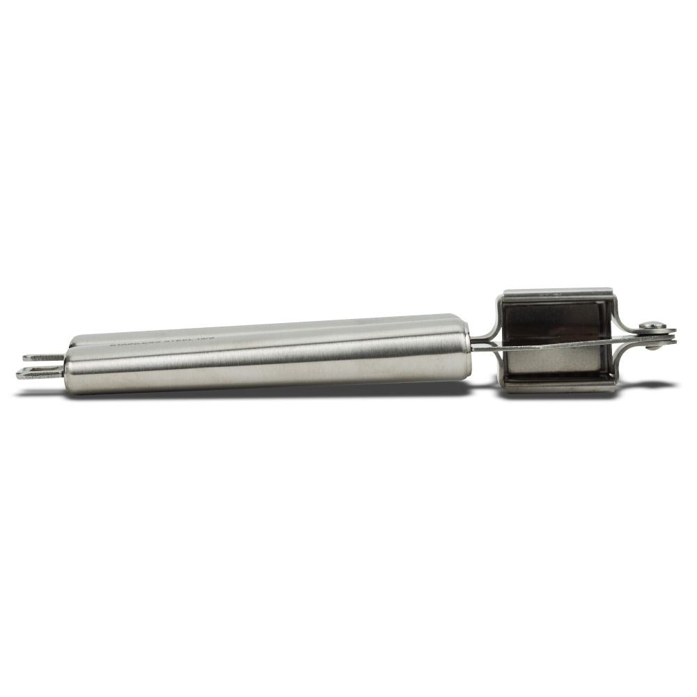 Garlic press in stainless steel for fast and efficient pressing