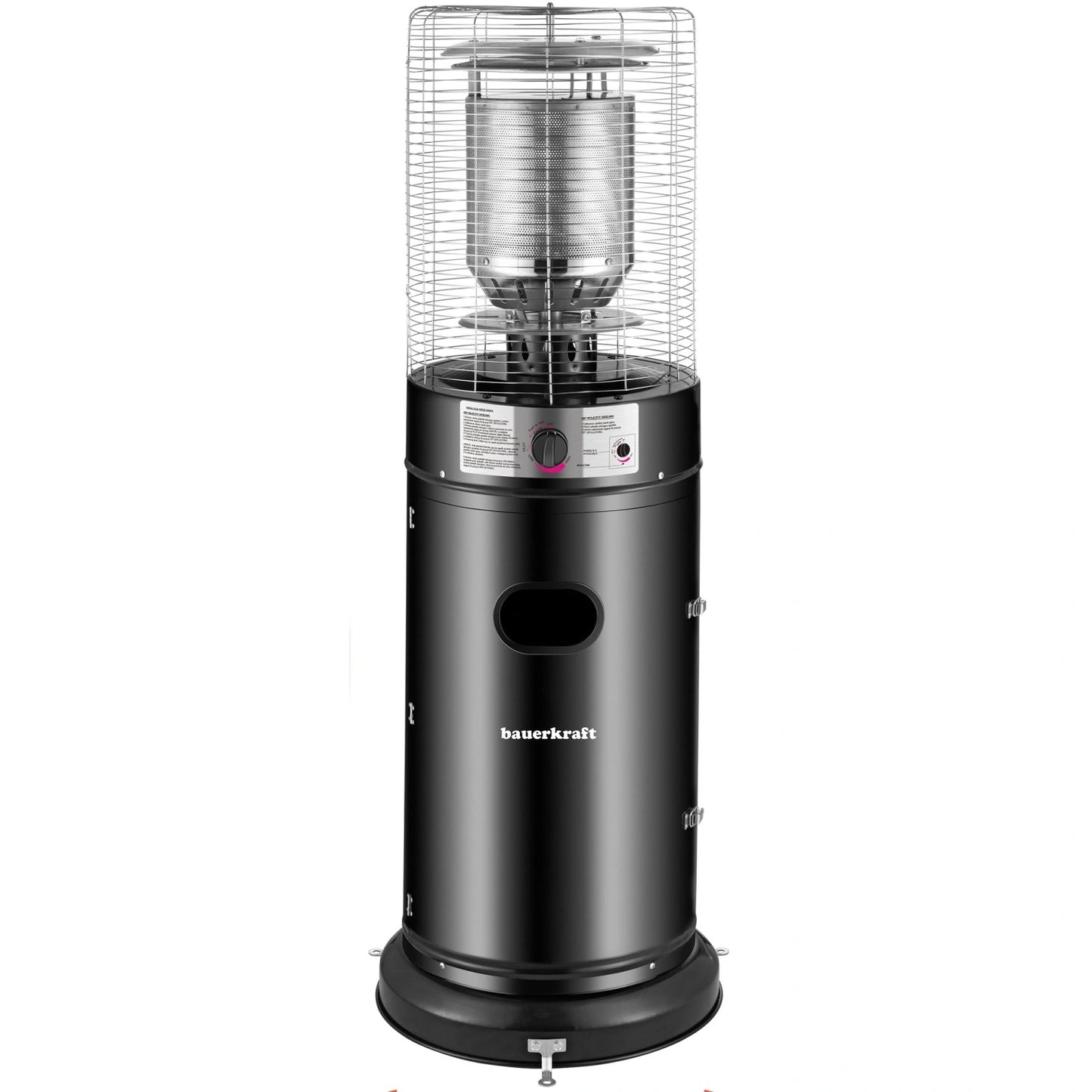Gas Patio Heater 11kW with Glass, Regulator & Cover