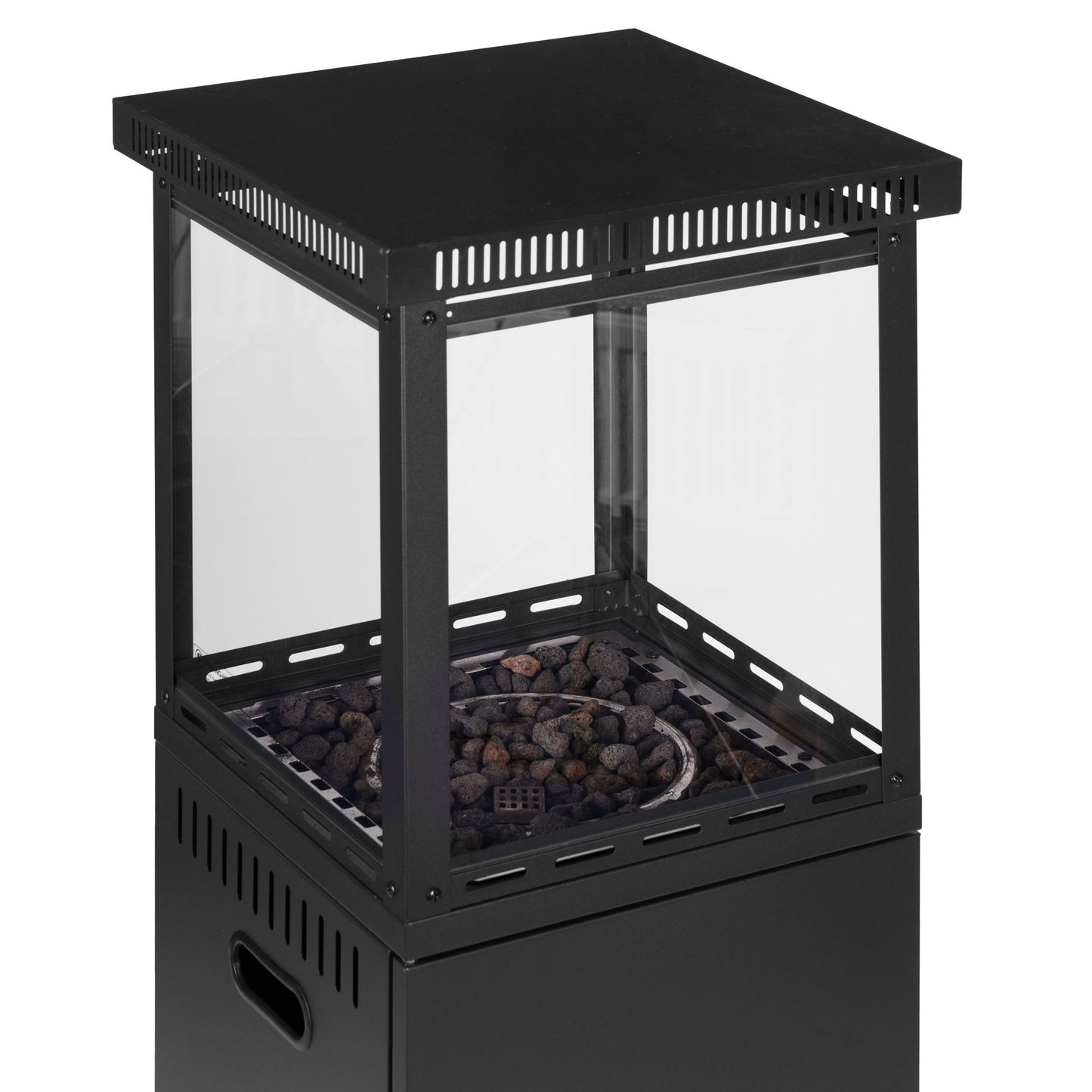 Gas Patio Heater 13kW with Glass Shield & Cover