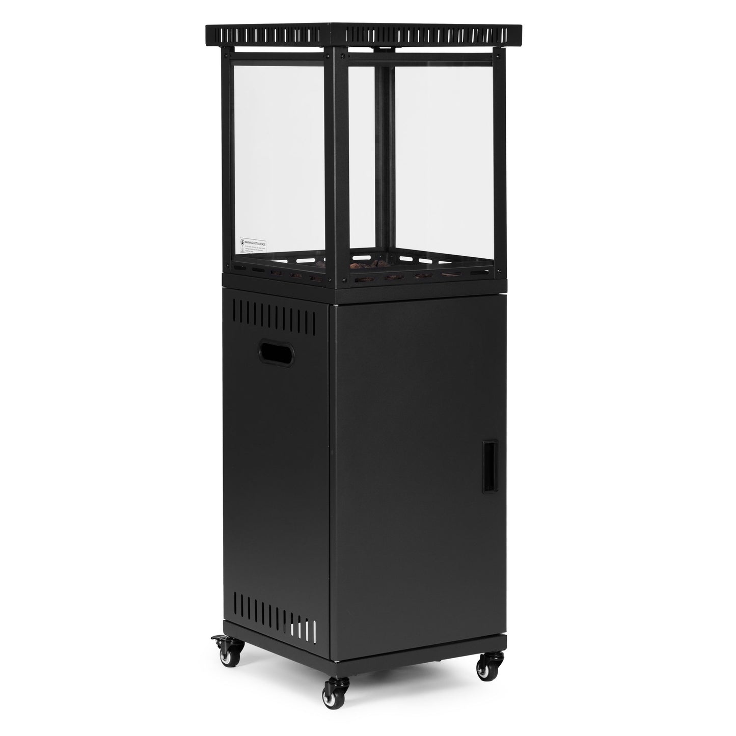 Gas Patio Heater 13kW with Glass Shield & Cover