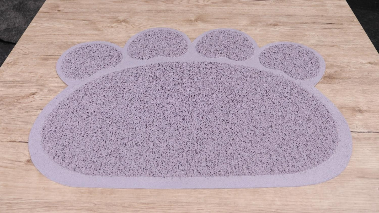 Genius Ideas Cat Paw Food Bowl Rug