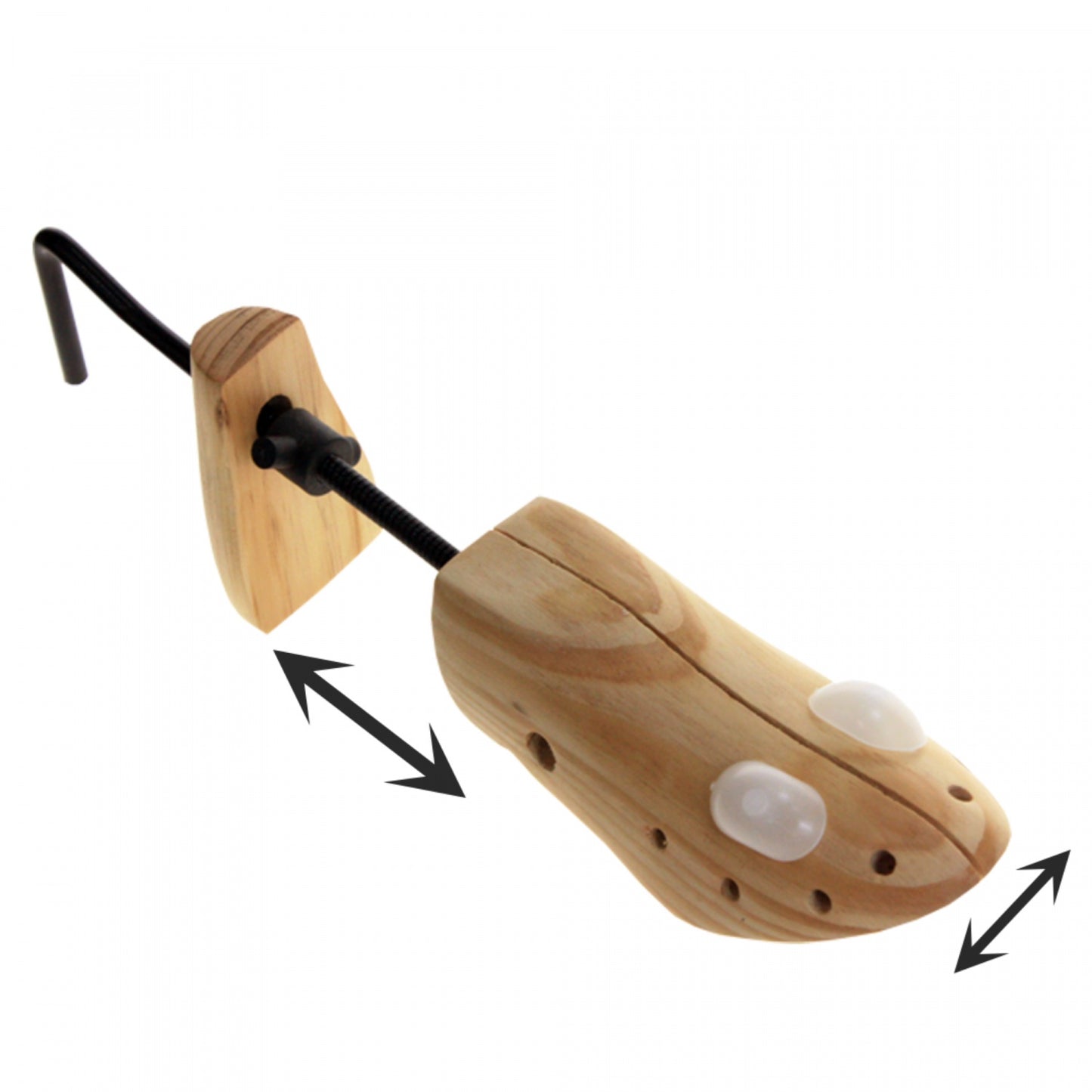Genius Ideas GI-065501: 1 Piece Men Wooden Shoe Stretcher