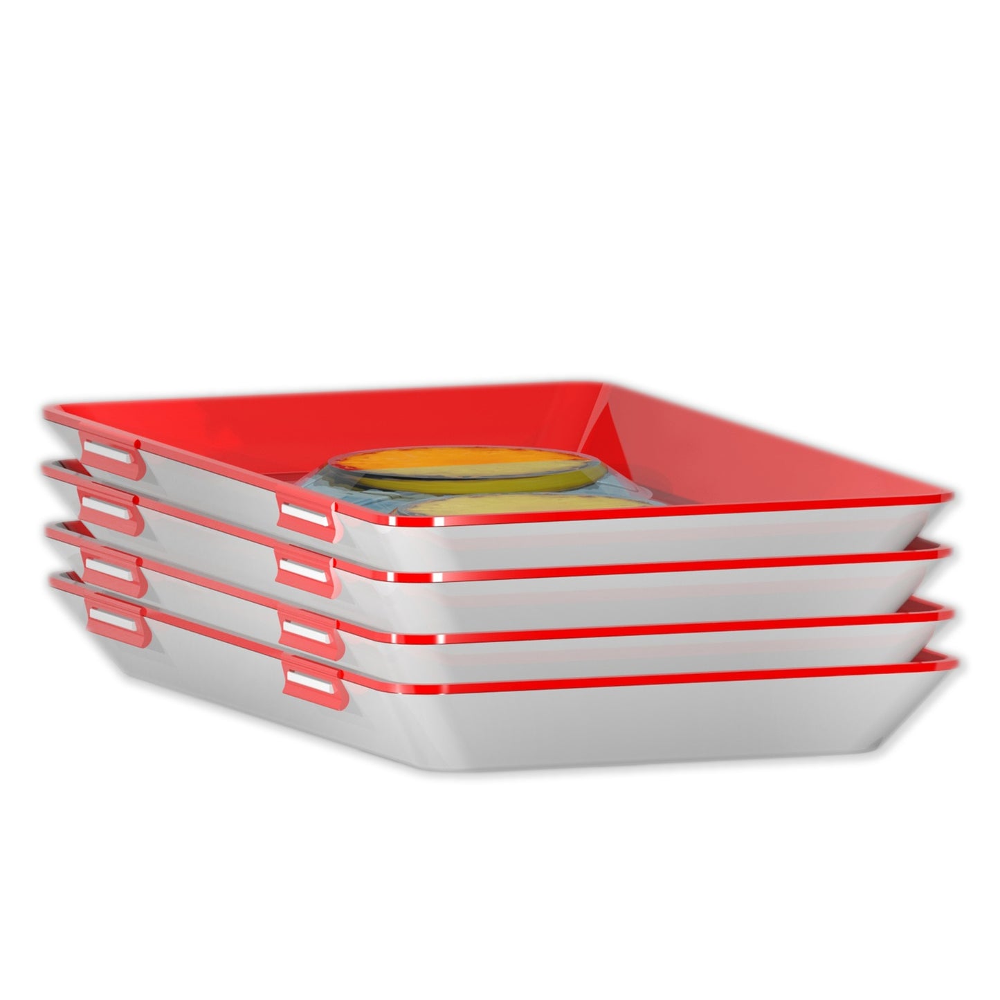 Genius Ideas Set of 2 Clever Tray Fresh Keeping System
