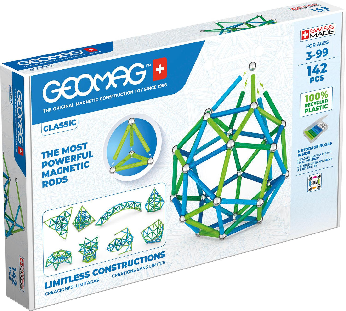 Geomag Classic Building Set 142 Pcs
