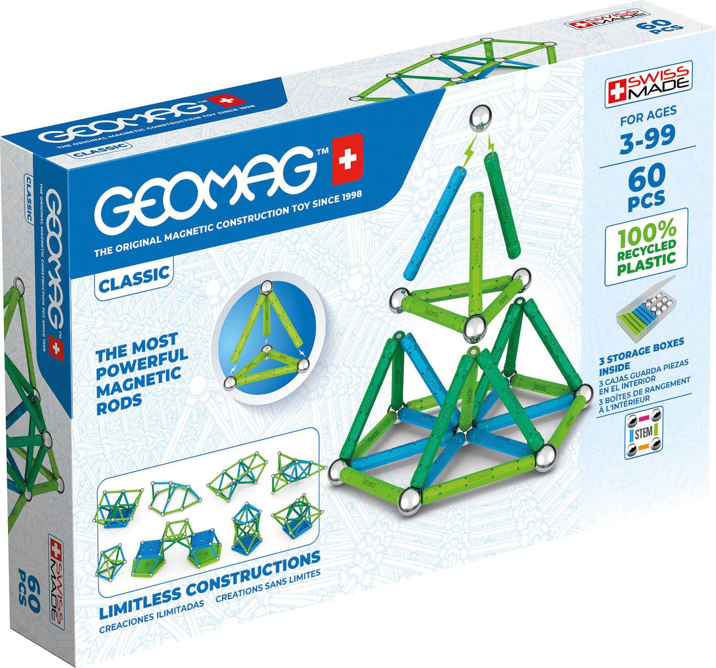 Geomag Classic Building Set 60 Pcs