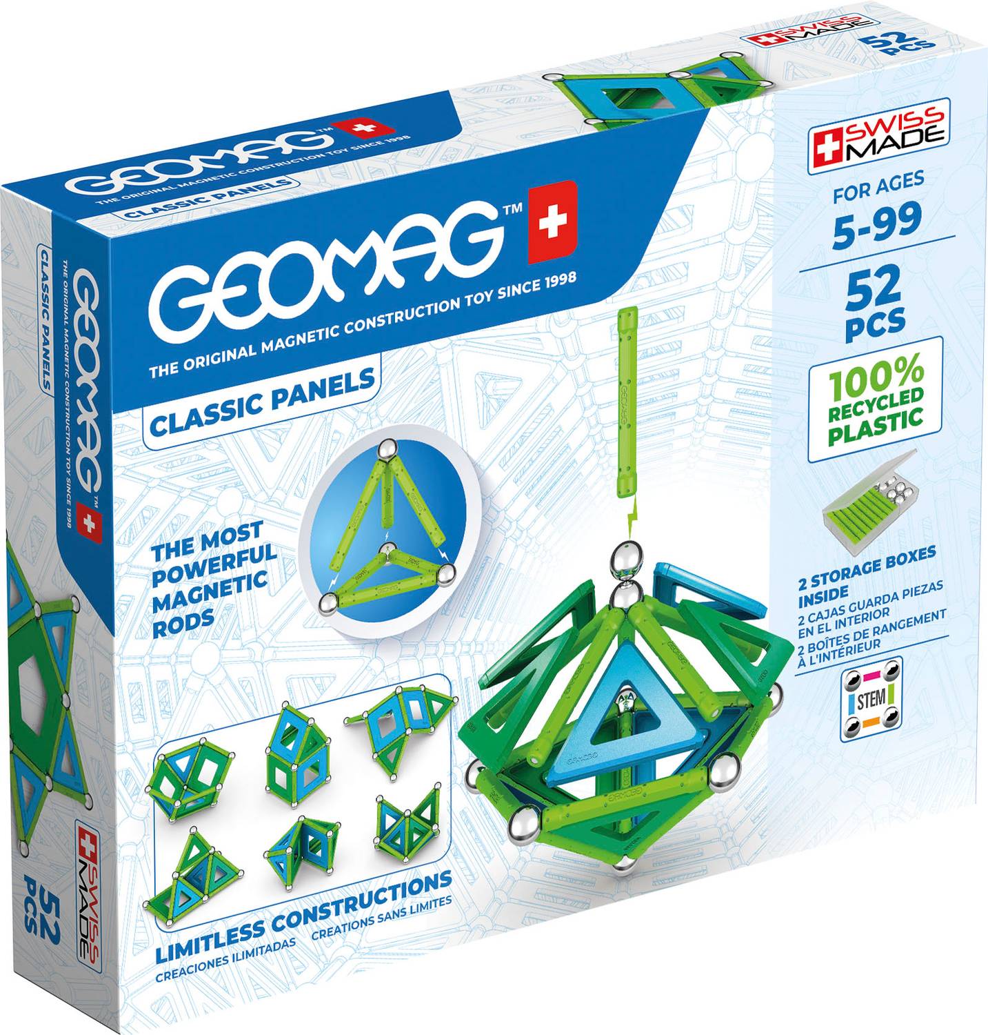 Geomag Classic Panels 52 Pcs