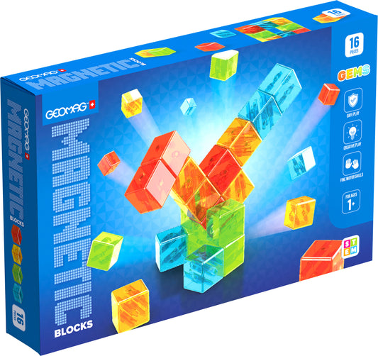 Geomag Gems Magnetic Blocks 16 Pcs
