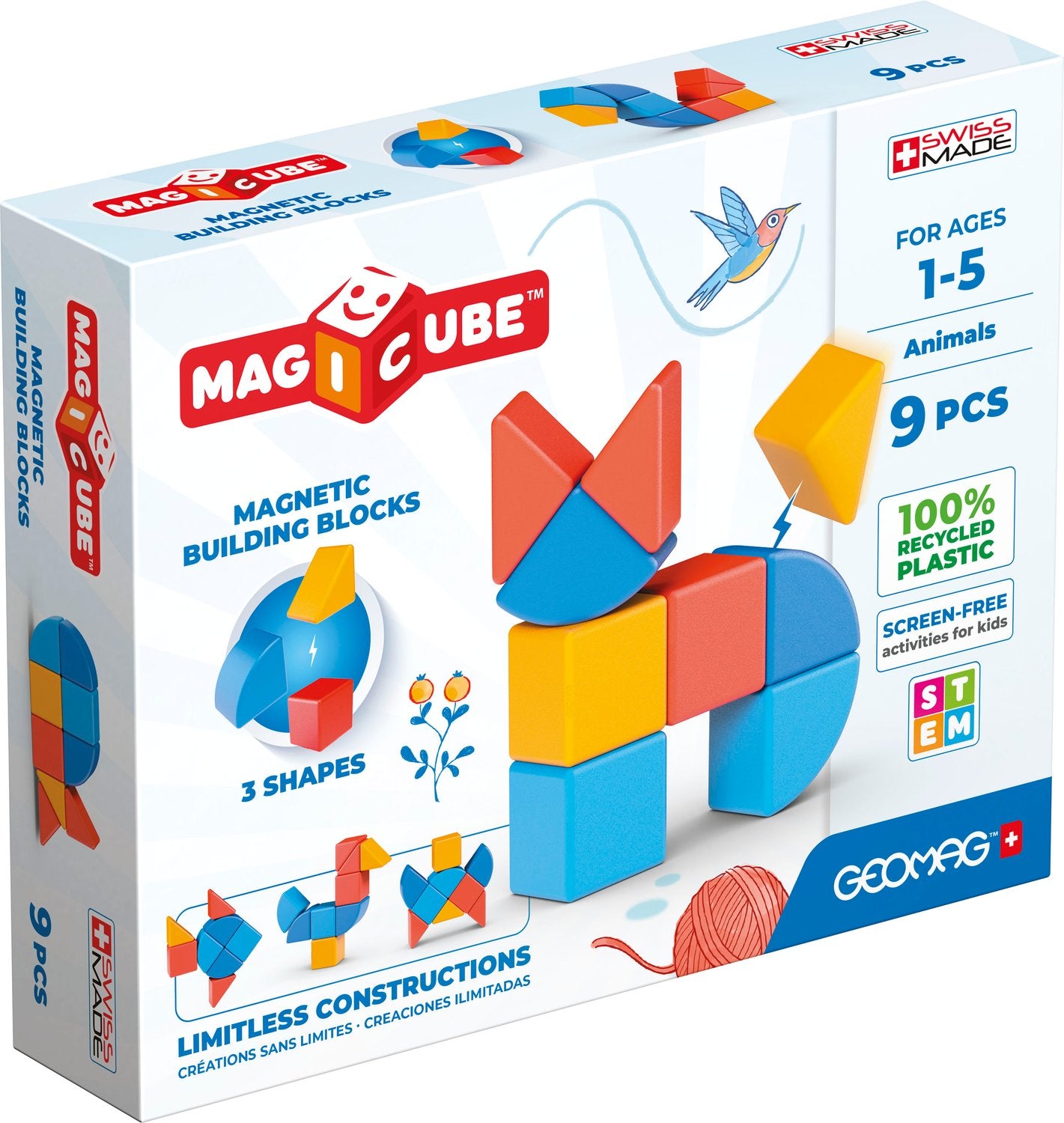 Geomag Magicube Animals 9 Pcs