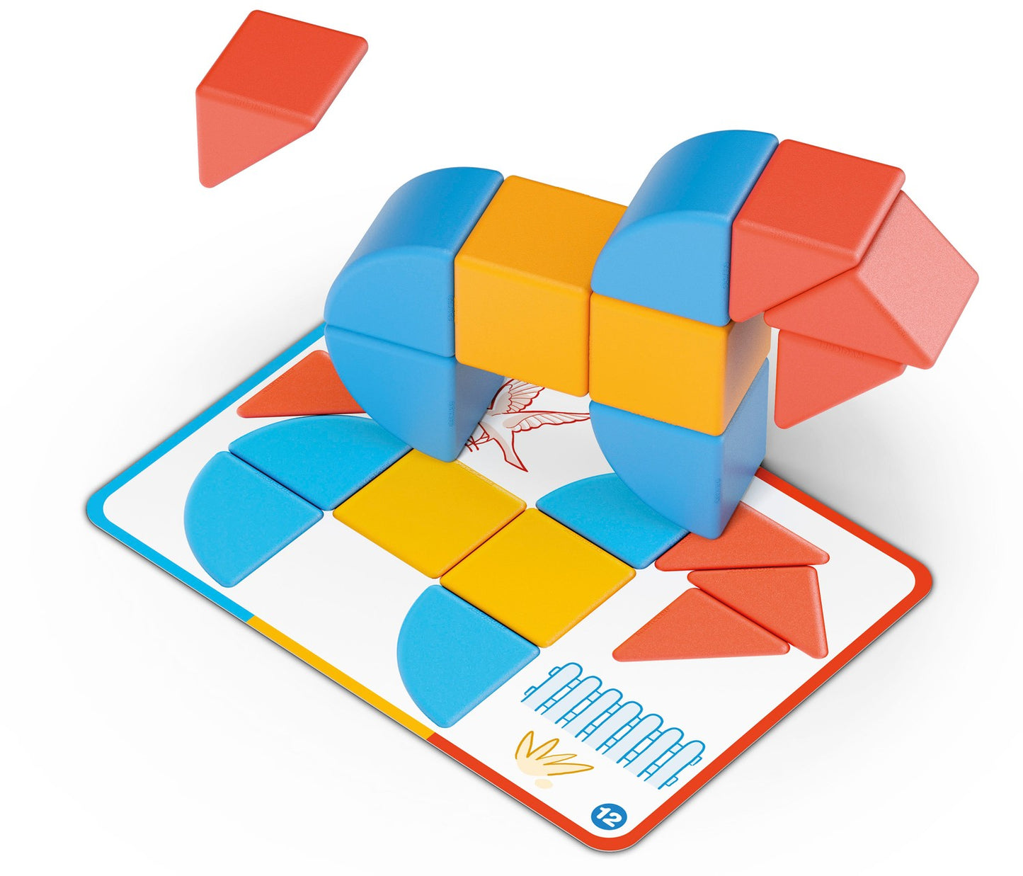 Geomag Magicube Building Blocks And Cards 16 Pcs