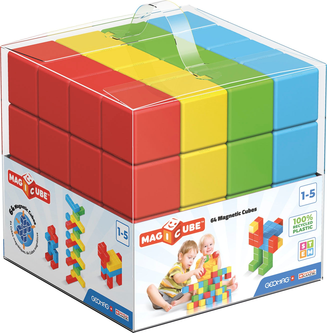 Geomag Magicube Crystal 64 Pcs