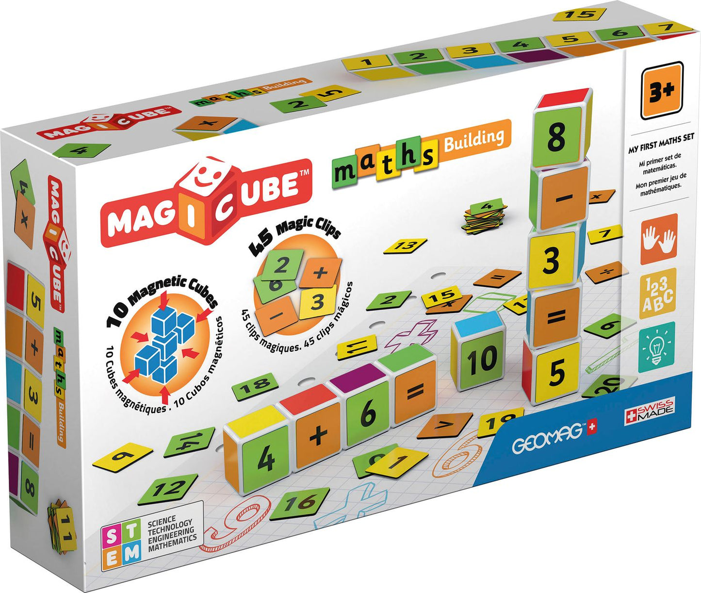 Geomag Magicube Math Building 55 Pcs