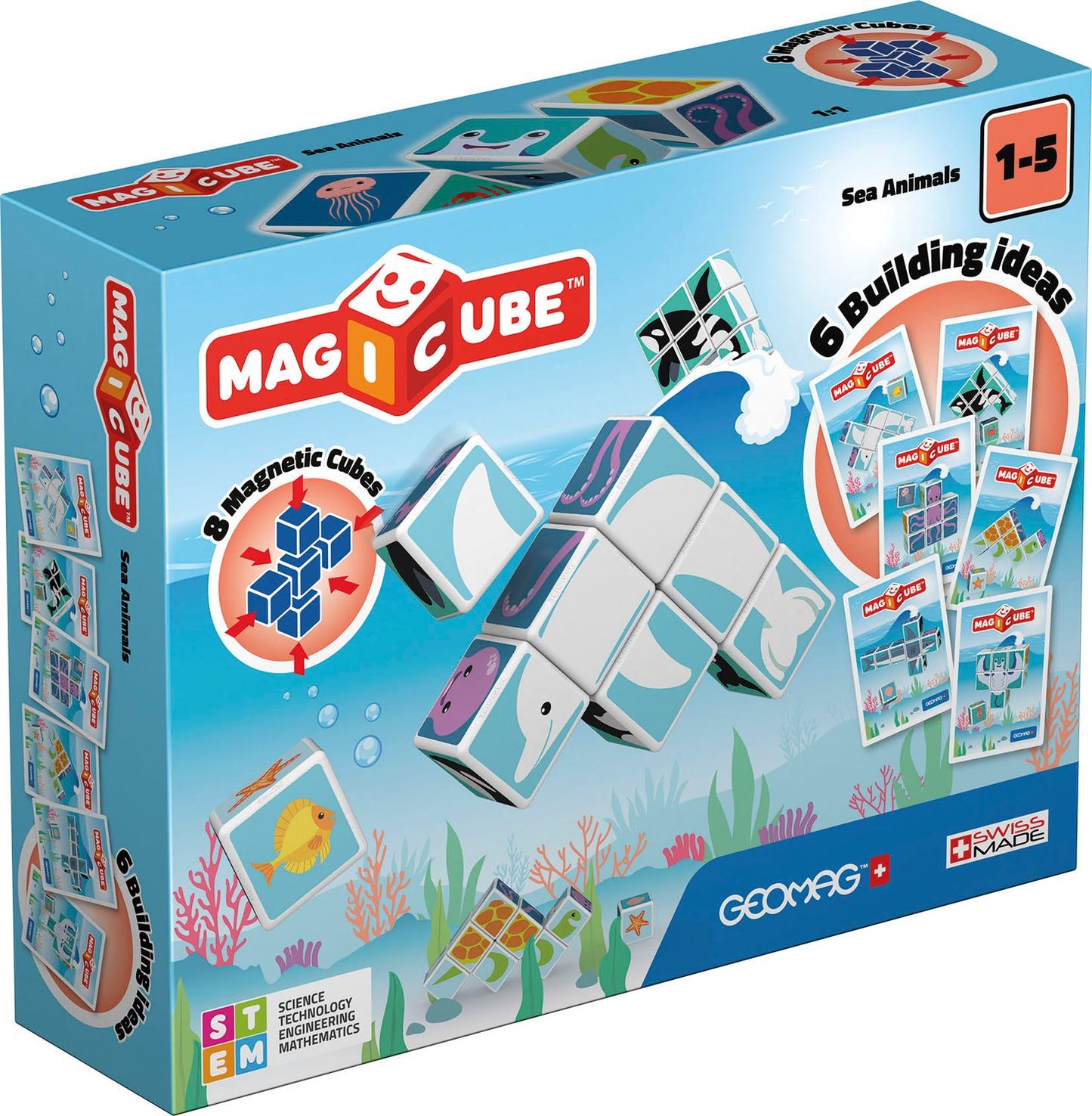 Geomag Magicube Sea Animals 11 Pcs