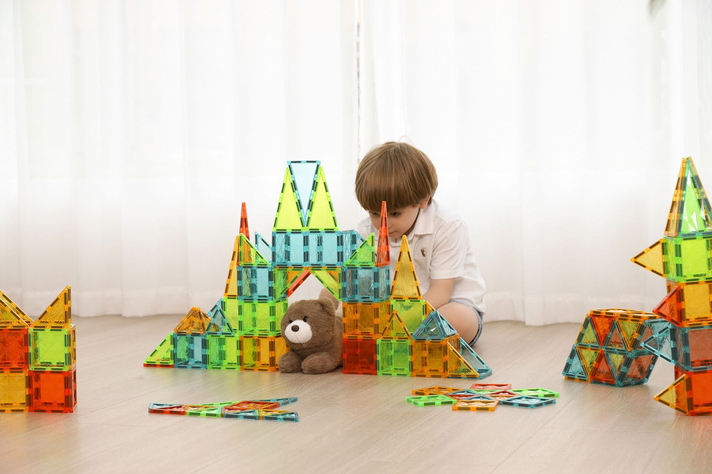 Geomag Magnetic Tiles Gems 16 Pcs