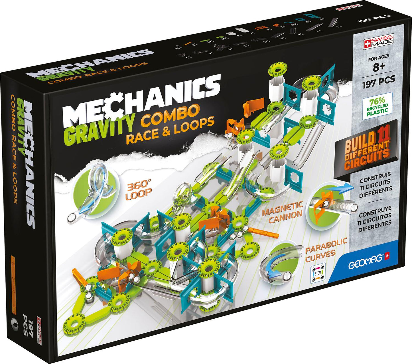 Geomag Mecanics Gravity Combo 197 Pcs