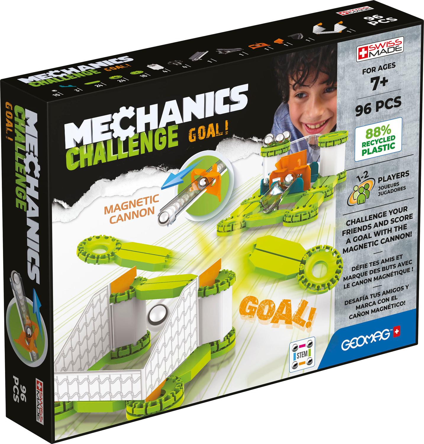 Geomag Mechanics Challenge Goal 96 Pcs