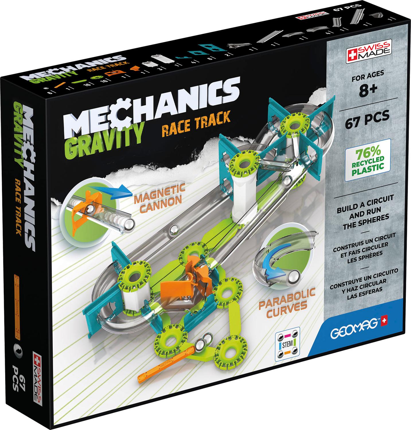 Geomag Mechanics Gravity Race Track 67 Pcs