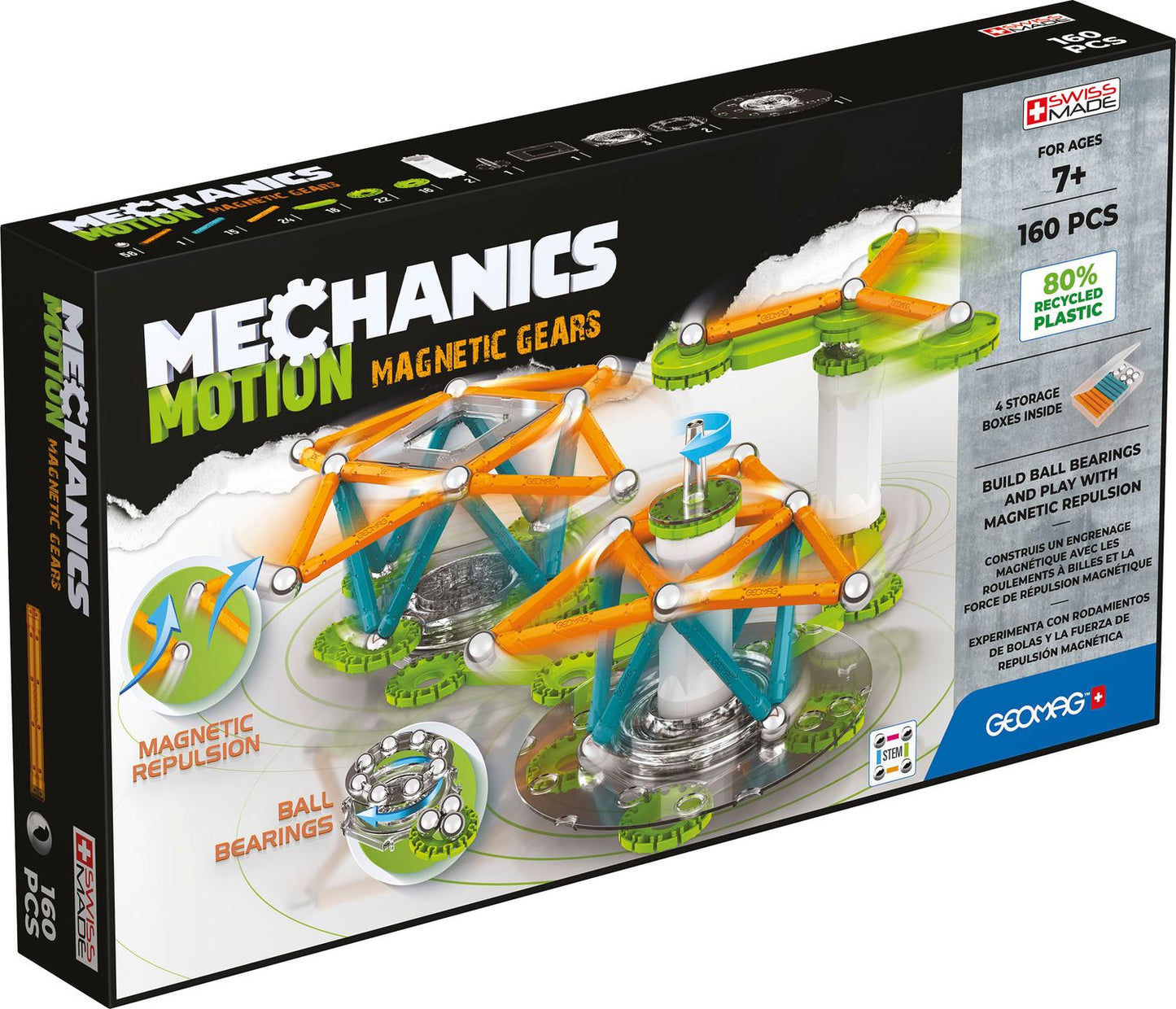 Geomag Mechanics Motion 3 Gears 96 Pcs