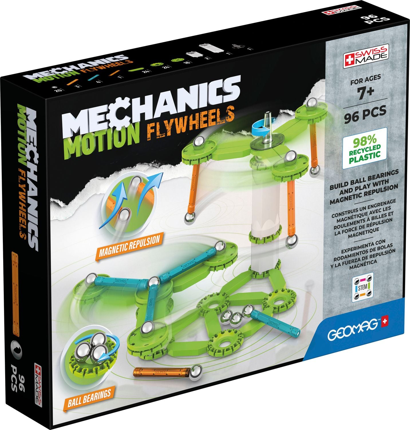 Geomag Mechanics Motion Flywheels 96 Pcs