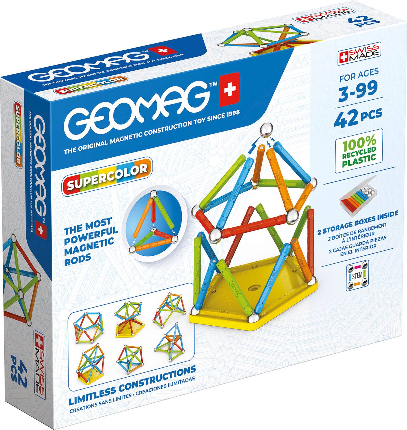 Geomag Supercolor 42 Pcs