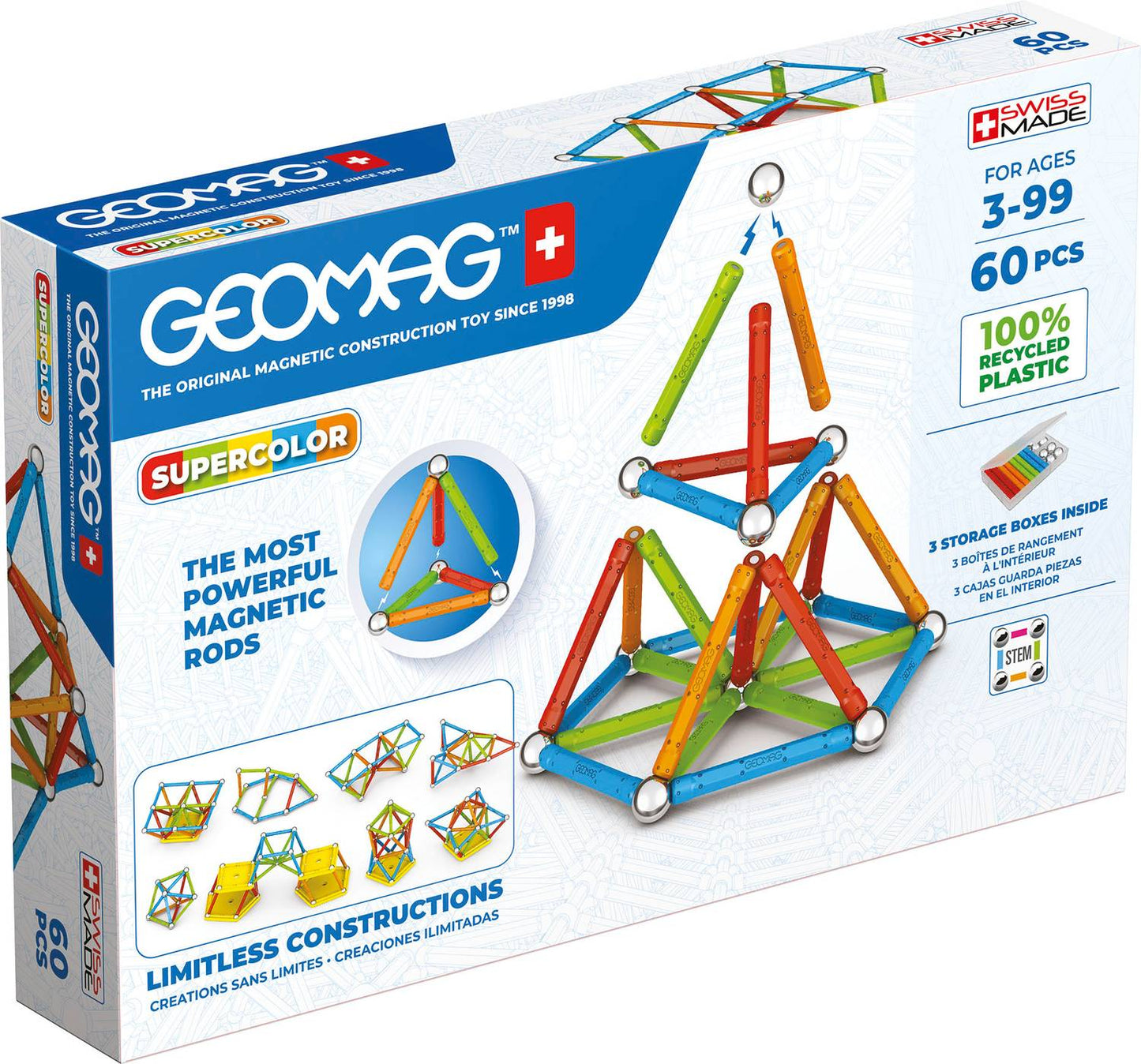 Geomag Supercolor 60 Pcs