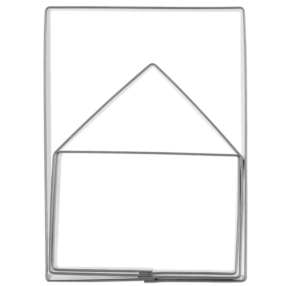 Gingerbread House Cookie Cutters Set, Stainless Steel, 3 pcs
