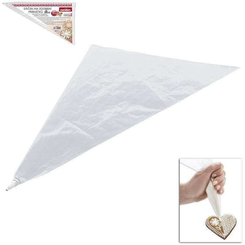 Gingerbread decorating bag with thin tip