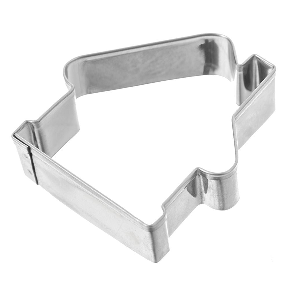 Gingerbread house form in durable stainless steel