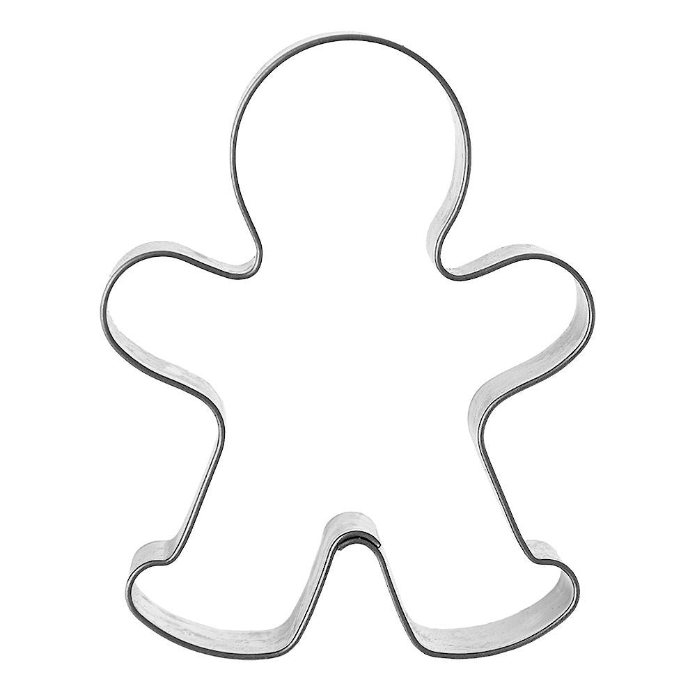 Gingerbread man Rolling pin in Stainless Steel