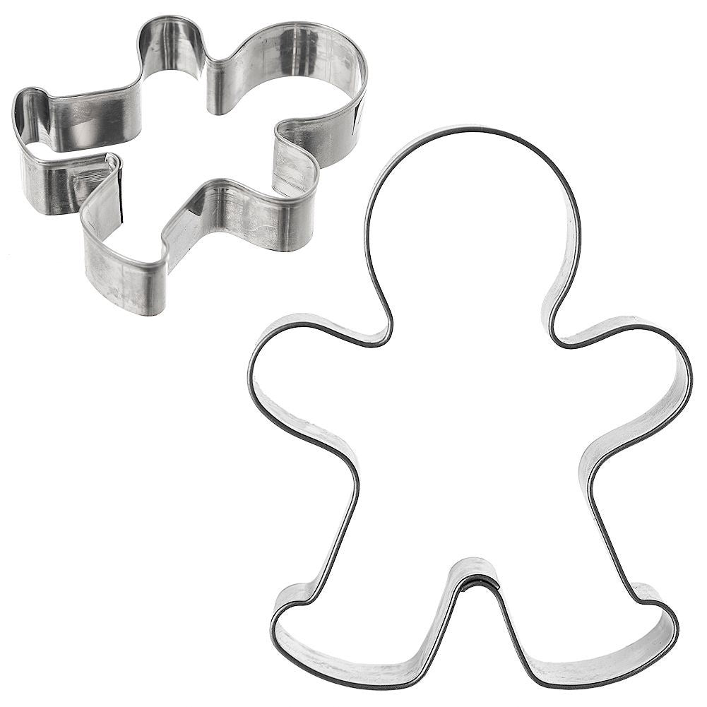 Gingerbread man Rolling pin in Stainless Steel
