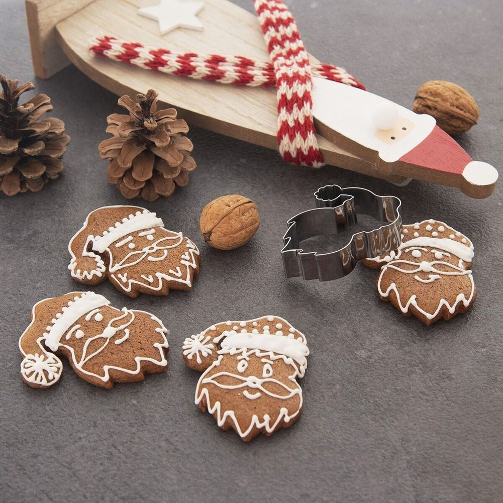 Gingerbread mold for Santa Claus in stainless steel