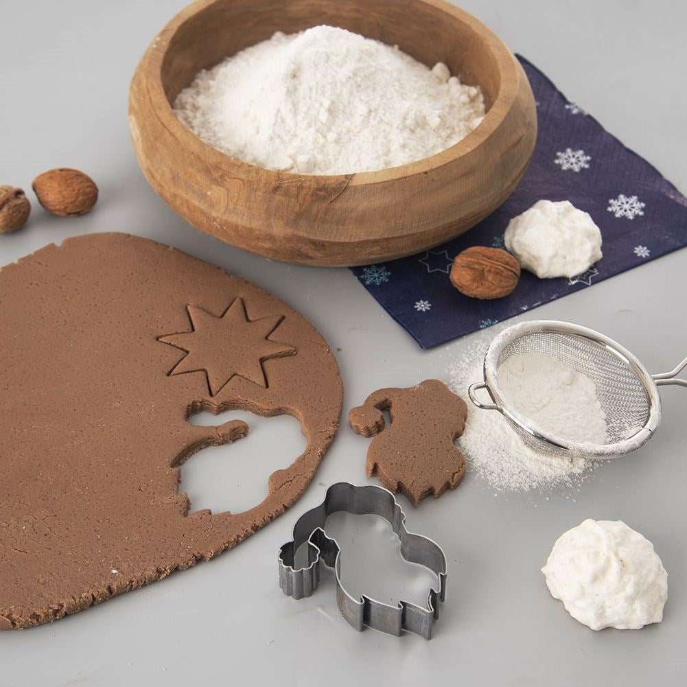 Gingerbread mold for Santa Claus in stainless steel