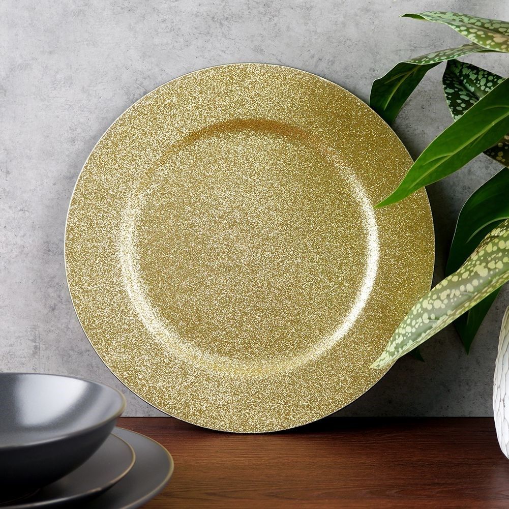 Glamorous Gold Placemat 33 cm - Luxurious table setting
