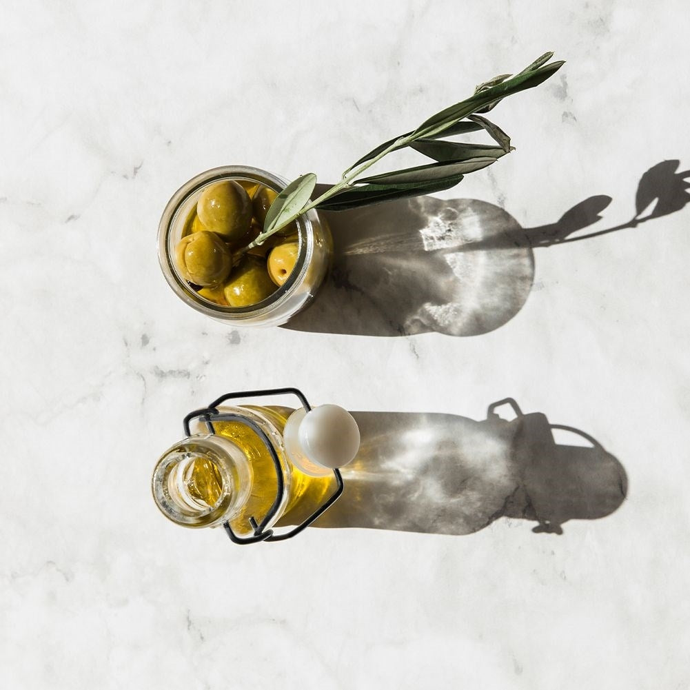Glass Bottle: Cork & Clip for Oil, Wine & Liquor