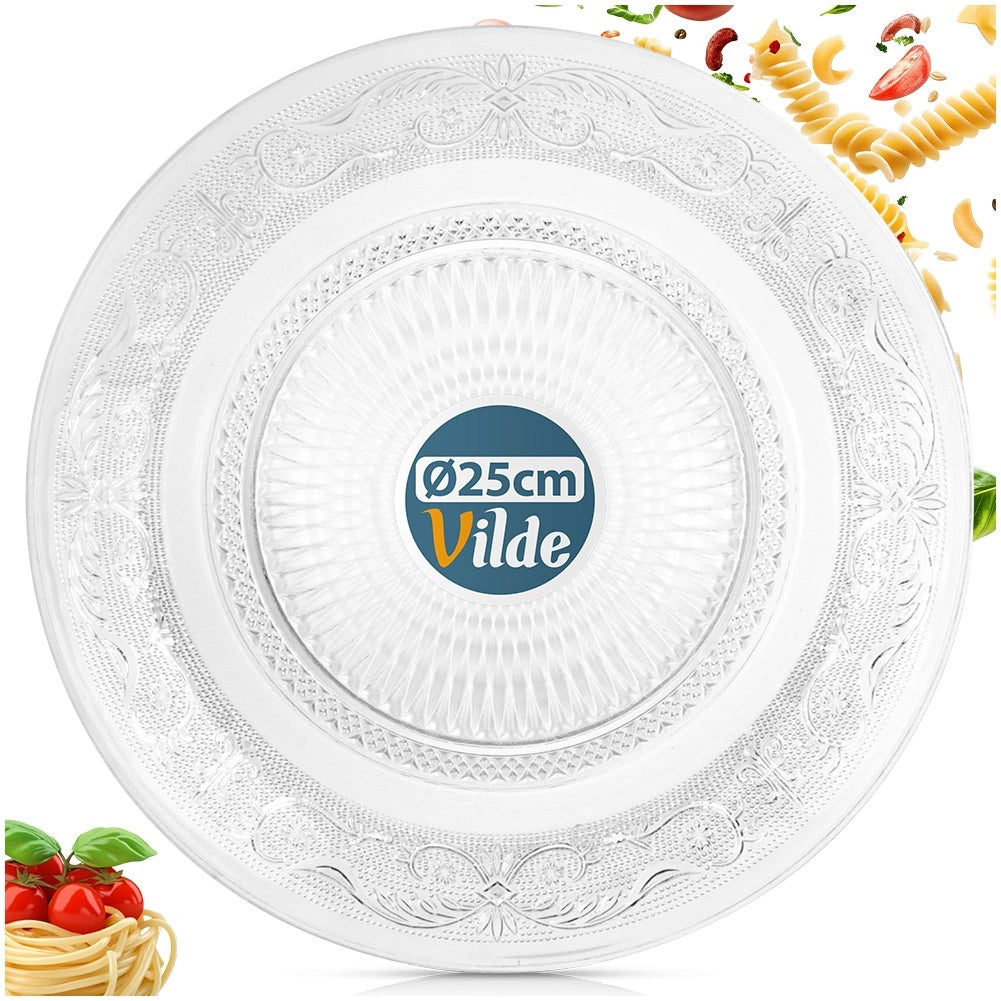 Glass Cake Stand, 25 cm – Dishwasher Safe