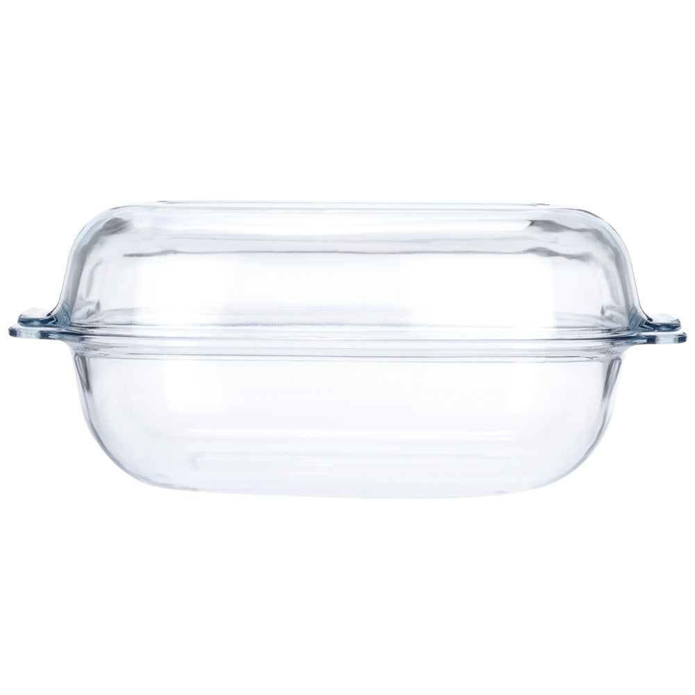 Glass Casserole Dish with Lid, 3.1L + 2.6L