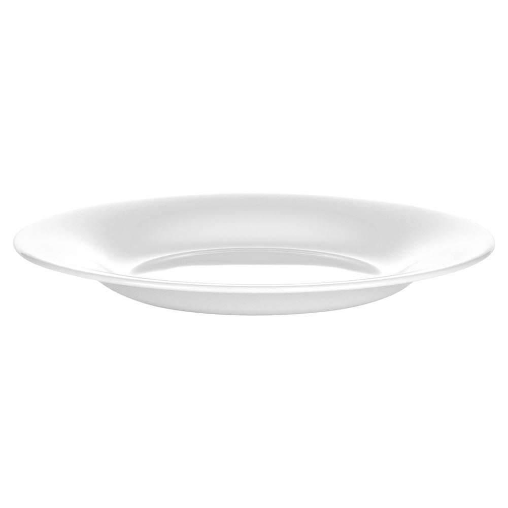 Glass Dessert Plates, White, 18 cm, Set of 6