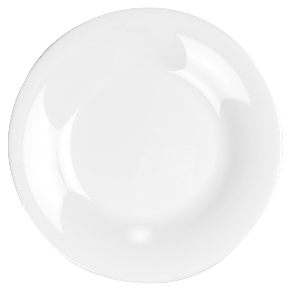 Glass Dessert Plates, White, 18 cm, Set of 6