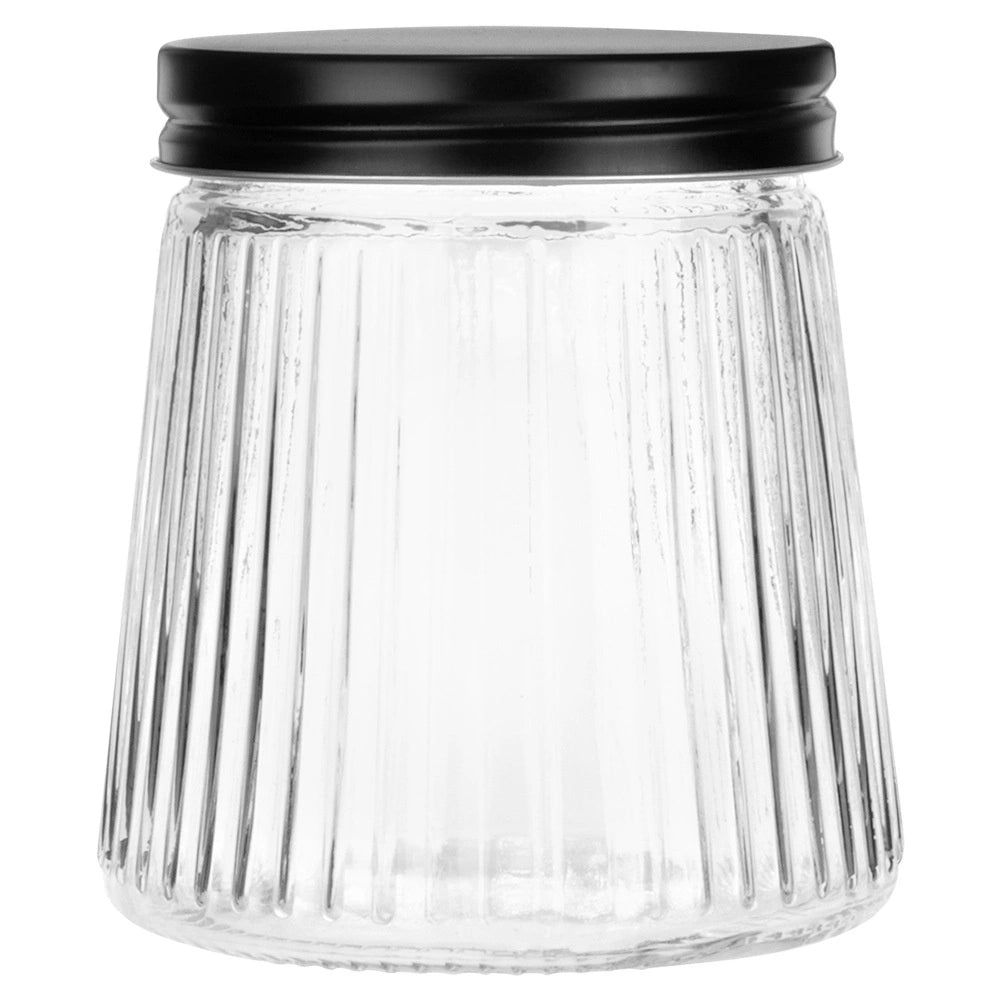 Glass Dry Food Storage Container with Lid, 700 ml