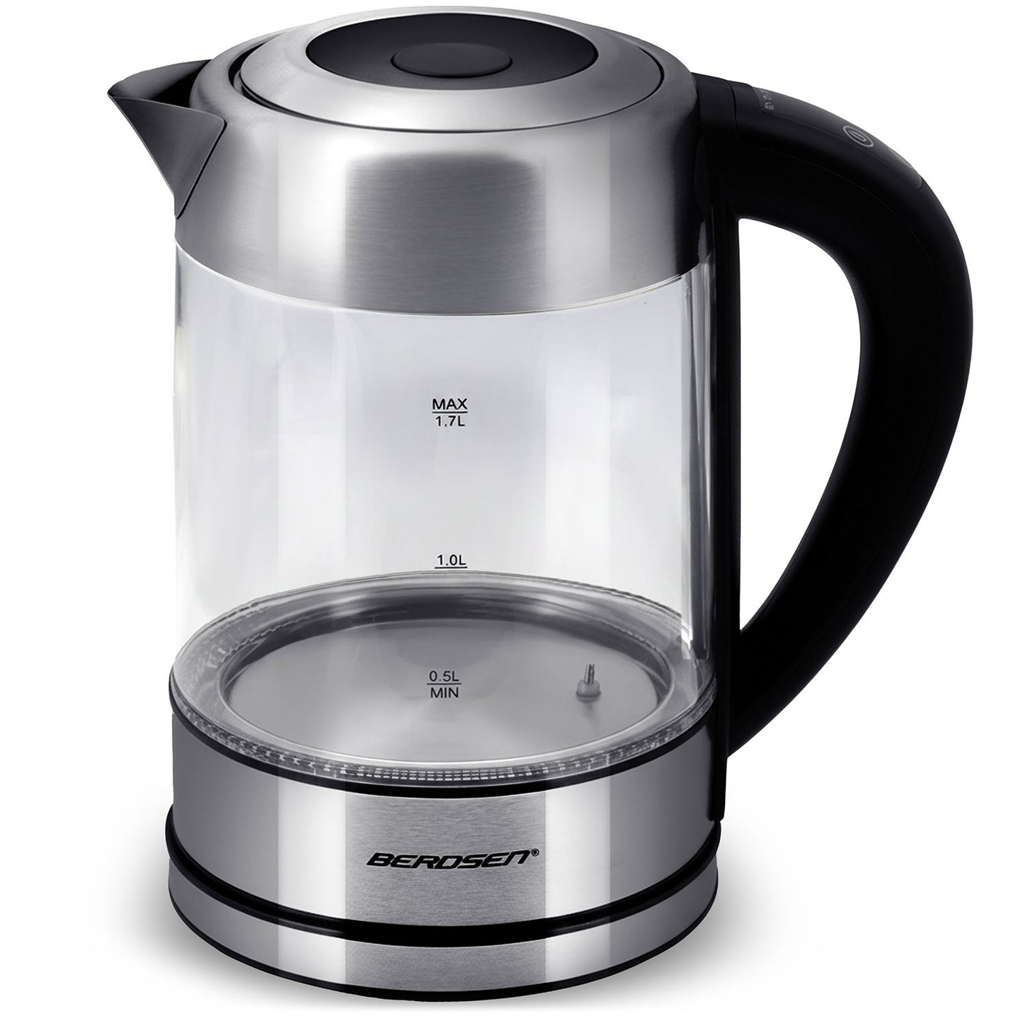 Glass Electric Kettle, Temp Control, 1.7L, 2200W