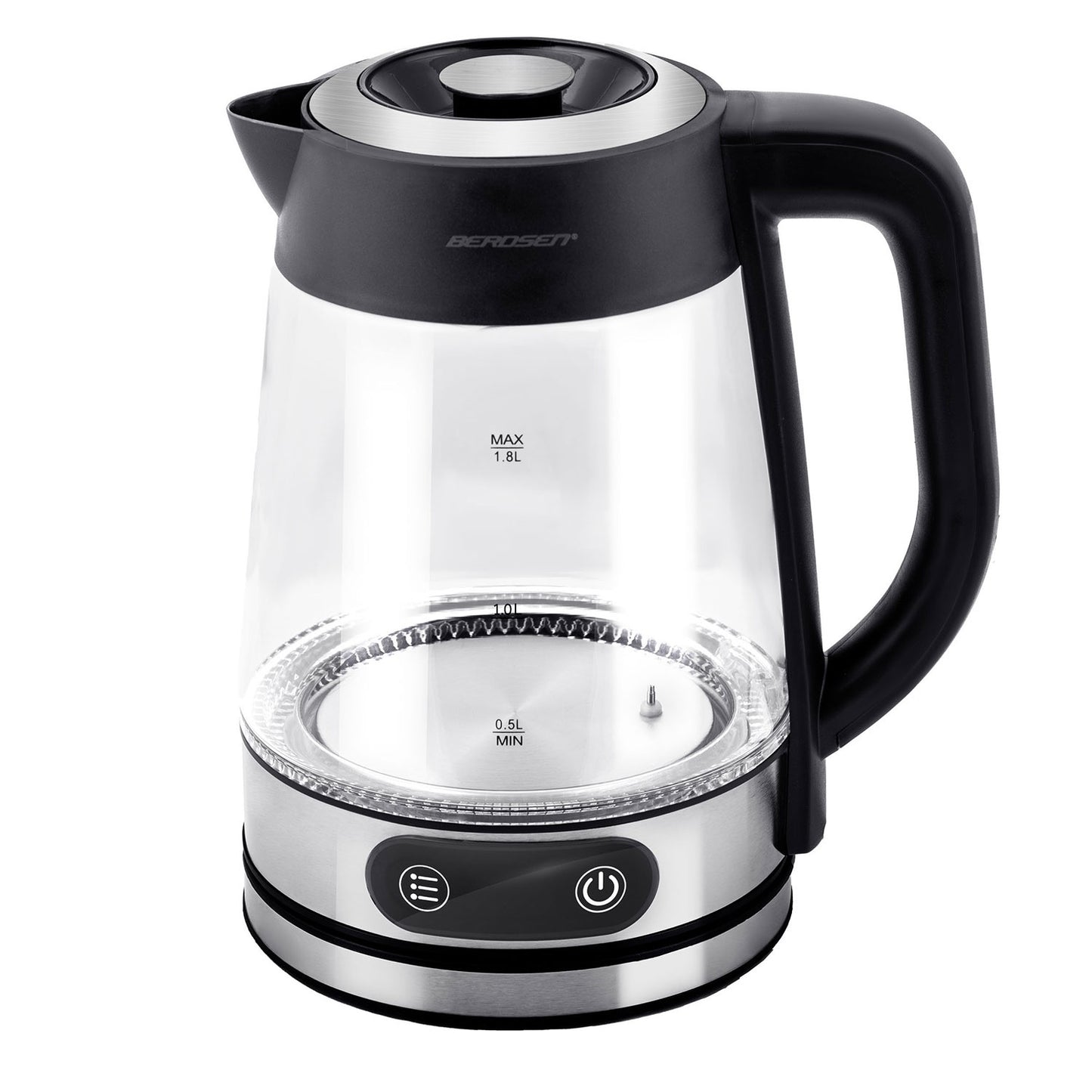 Glass Electric Kettle, Temperature Control, 1.8L, 2200W