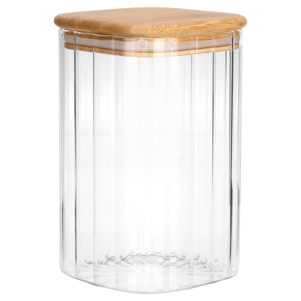 Glass Food Storage Container, Airtight, 1.1L Capacity