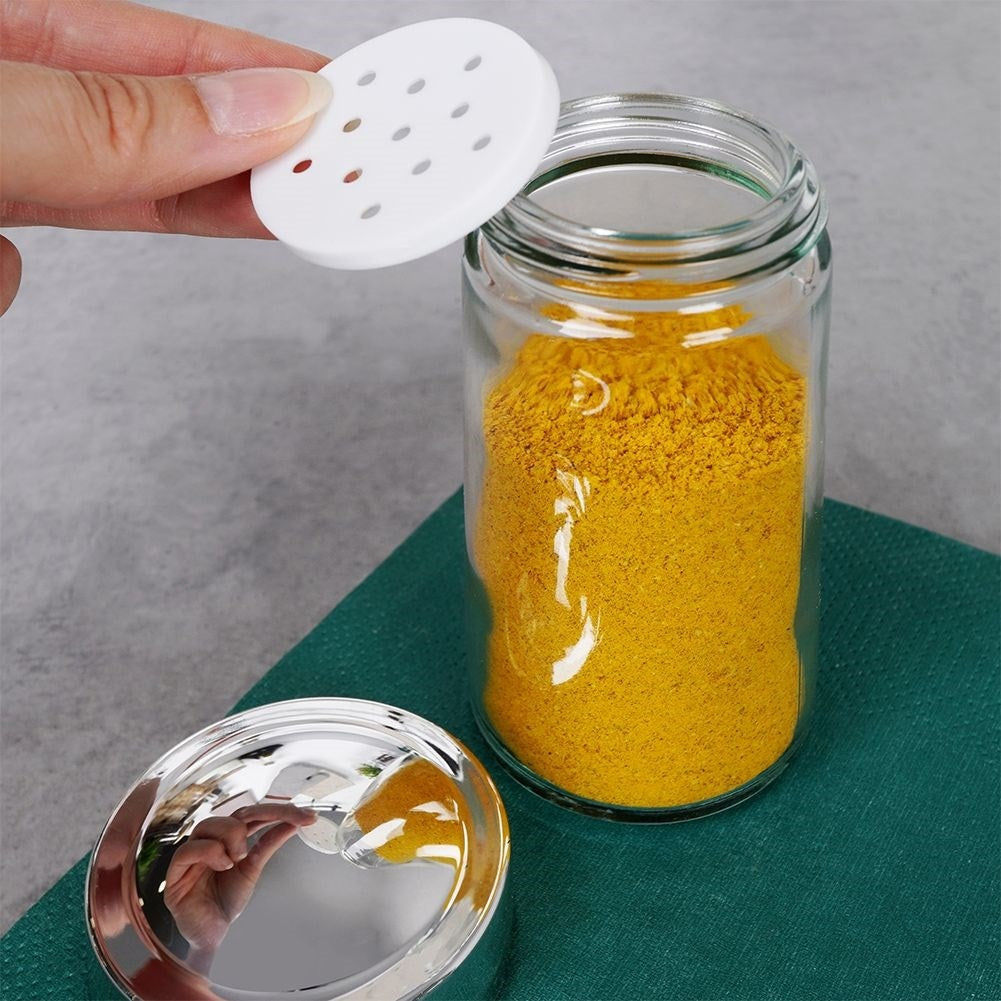 Glass Jar for Spices with Screw Lid - Versatile Storage