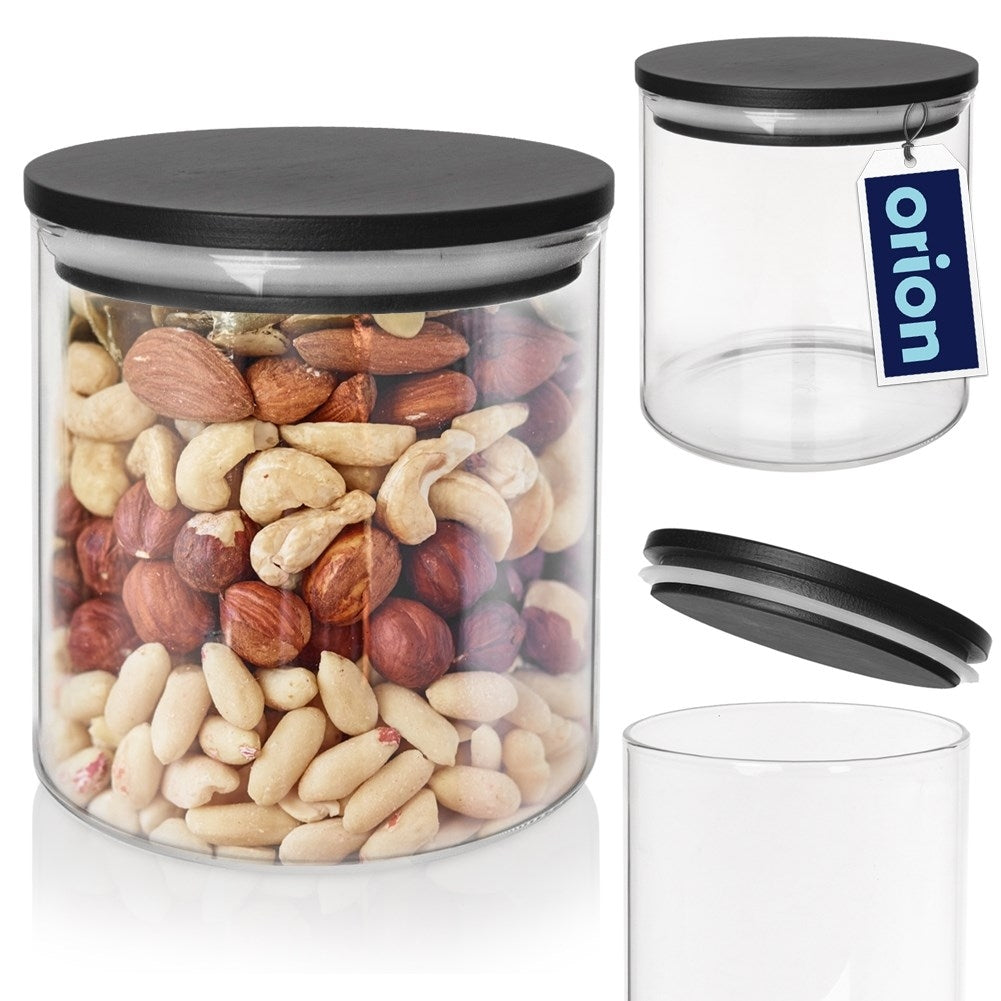 Glass Jar with Bamboo Lid - High Quality Storage