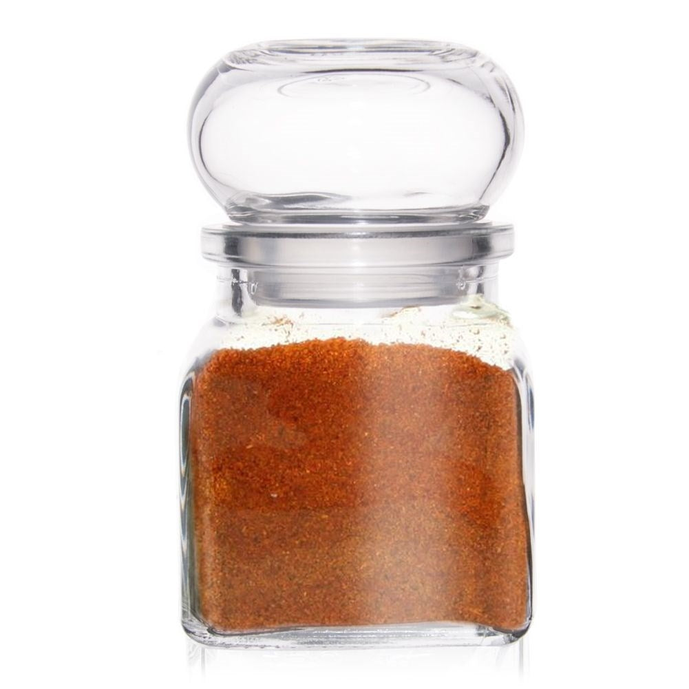 Glass Jar with Lid - Perfect Storage of Spices & Herbs