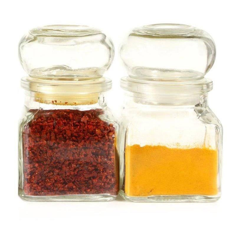 Glass Jar with Lid - Perfect Storage of Spices & Herbs