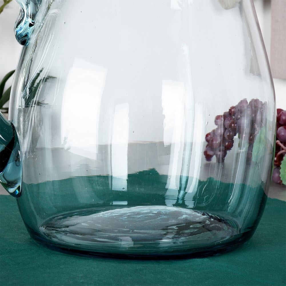 Glass Jug 1.7L in Recycled Blue Glass