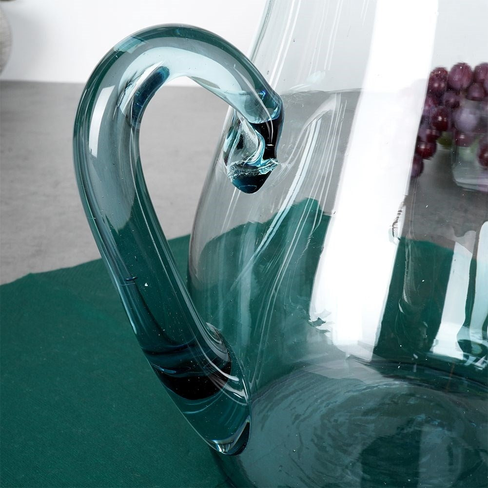 Glass Jug 1.7L in Recycled Blue Glass