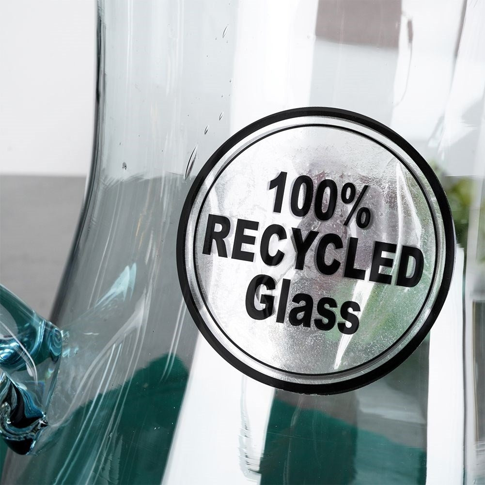 Glass Jug 1.7L in Recycled Blue Glass